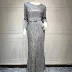 Sequin Tassels Slim-fit Dress Arab Dress - EX-STOCK CANADA