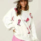 Sequined Boots Color Matching Top Long-sleeved Sweater For Women - EX-STOCK CANADA