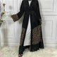 Sequined Embroidered Outerwear Robe Turkey Arab Dubai Middle East Women's Chiffon Cardigan Abaya Dress - EX-STOCK CANADA