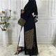 Sequined Embroidered Outerwear Robe Turkey Arab Dubai Middle East Women's Chiffon Cardigan Abaya Dress - EX-STOCK CANADA