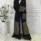 Sequined Embroidered Outerwear Robe Turkey Arab Dubai Middle East Women's Chiffon Cardigan Abaya Dress - EX-STOCK CANADA