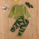 Set Letter Camouflage Printed Children Set - EX-STOCK CANADA