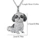 Shih Tzu Pendant Zinc Alloy Die Casting Puppy Necklace - EX-STOCK CANADA