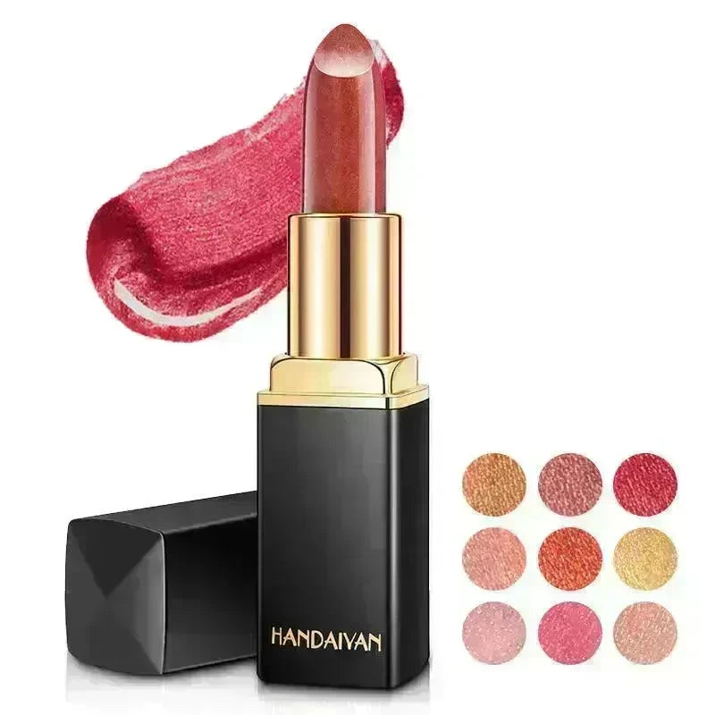 Shiny Metallic Lipstick Pearlescent Color Temperature Change Lipstick Gilt Lipstick - EX-STOCK CANADA