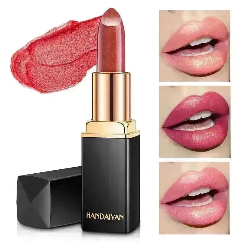 Shiny Metallic Lipstick Pearlescent Color Temperature Change Lipstick Gilt Lipstick - EX-STOCK CANADA