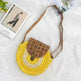 Shoulder Straw-weaved Crossbody Beach Casual Ethnic Style Mini And Simple Handmade Beach Bag - EX-STOCK CANADA