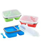 Silicone folding lunch box - EX-STOCK CANADA