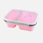 Silicone folding lunch box - EX-STOCK CANADA
