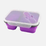 Silicone folding lunch box - EX-STOCK CANADA
