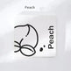 Simple Fruit Square Book Notebook Female Students Notepad - EX-STOCK CANADA