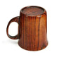 Simple Literary Retro Japanese Style Wooden Handcrafted Mug - EX-STOCK CANADA