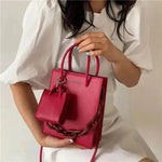 Simple Medium Size Chain Plain Shoulder Handbag - EX-STOCK Canada
