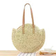 Simple Round Shoulder Bag Straw Handbag Summer Beach Bags - EX-STOCK CANADA