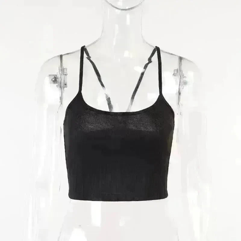 Simple Small Camisole Women's Inner Top - EX-STOCK CANADA