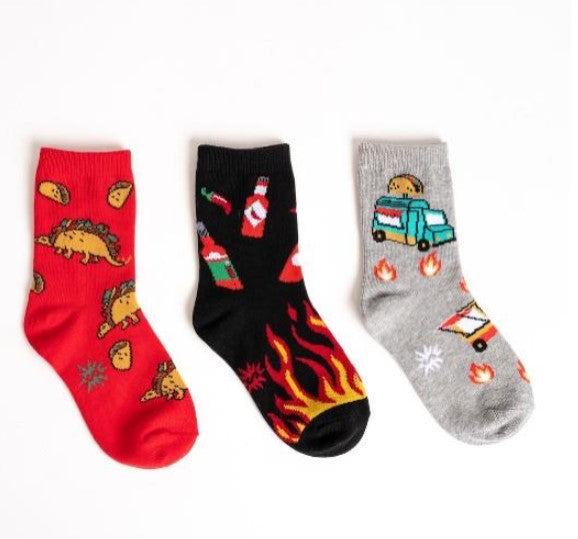 Sock It To Me - YOUTH Crew Socks 3 PK - EX-STOCK Canada