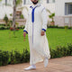 Slim-fit White Arab Robe Shirt - EX-STOCK CANADA