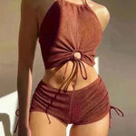Sling Split Swimsuit Women's Boxer - EX-STOCK CANADA
