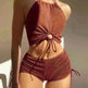 Sling Split Swimsuit Women's Boxer - EX-STOCK CANADA