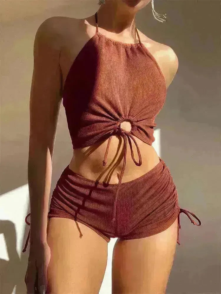 Sling Split Swimsuit Women's Boxer - EX-STOCK CANADA