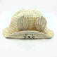 Small Fine Grid Love Rabbit Ears Basin Fisherman Baby Hat - EX-STOCK CANADA