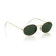 Small Oval Frame Retro Sunglasses - EX-STOCK CANADA