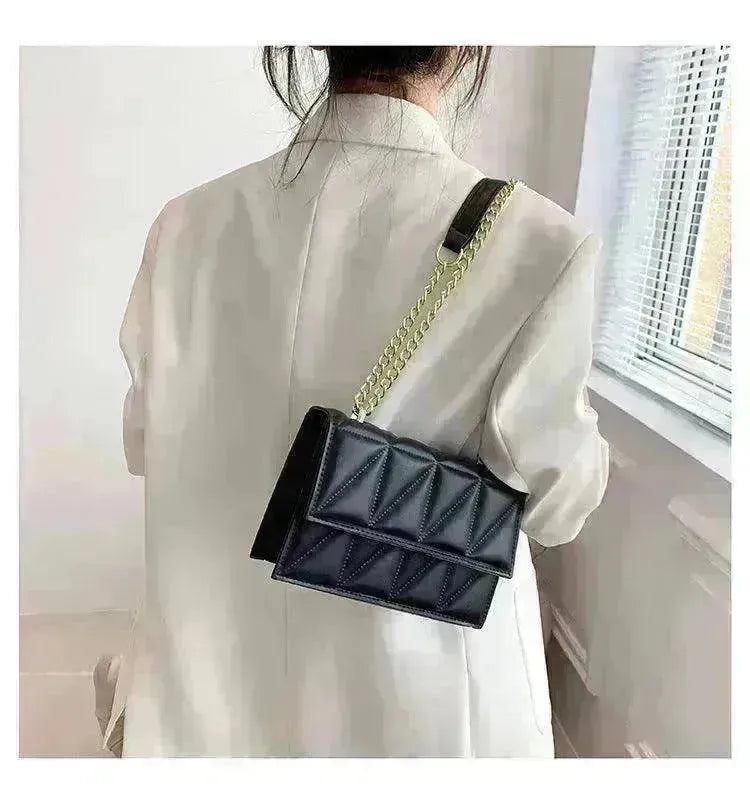 Small Square Bags Fashion Chain Crossbody Shoulder Handbag - EX-STOCK CANADA