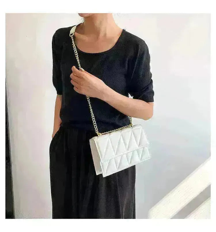 Small Square Bags Fashion Chain Crossbody Shoulder Handbag - EX-STOCK CANADA