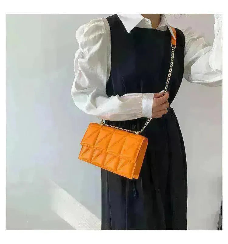Small Square Bags Fashion Chain Crossbody Shoulder Handbag - EX-STOCK CANADA