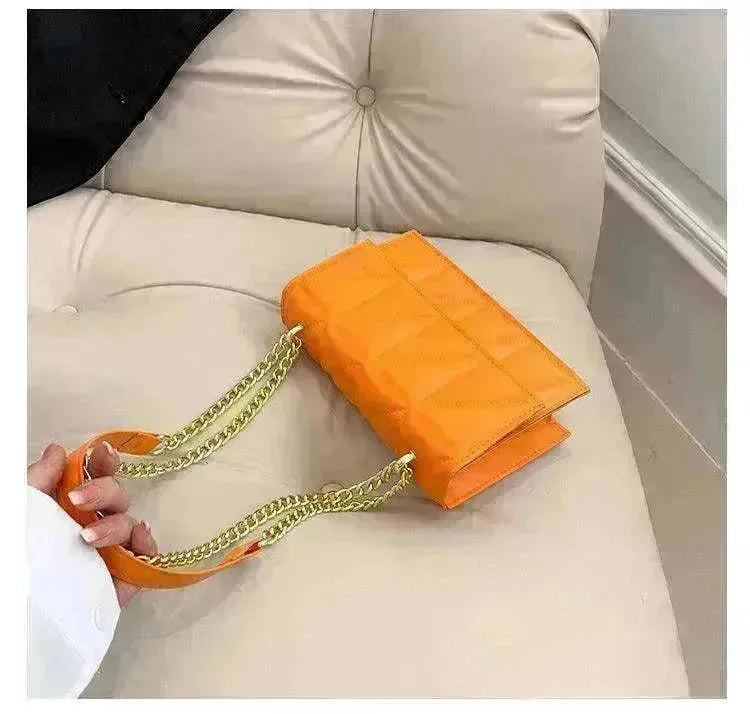 Small Square Bags Fashion Chain Crossbody Shoulder Handbag - EX-STOCK CANADA