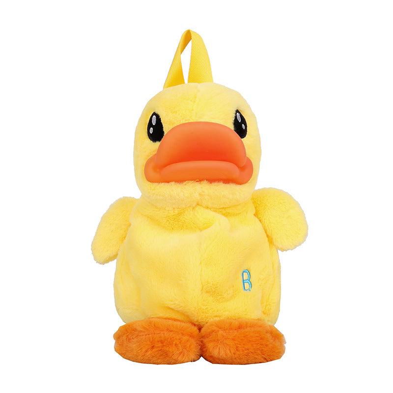 Small Yellow Duck Children's Backpack Girl Decoration Bag Plush - EX-STOCK CANADA