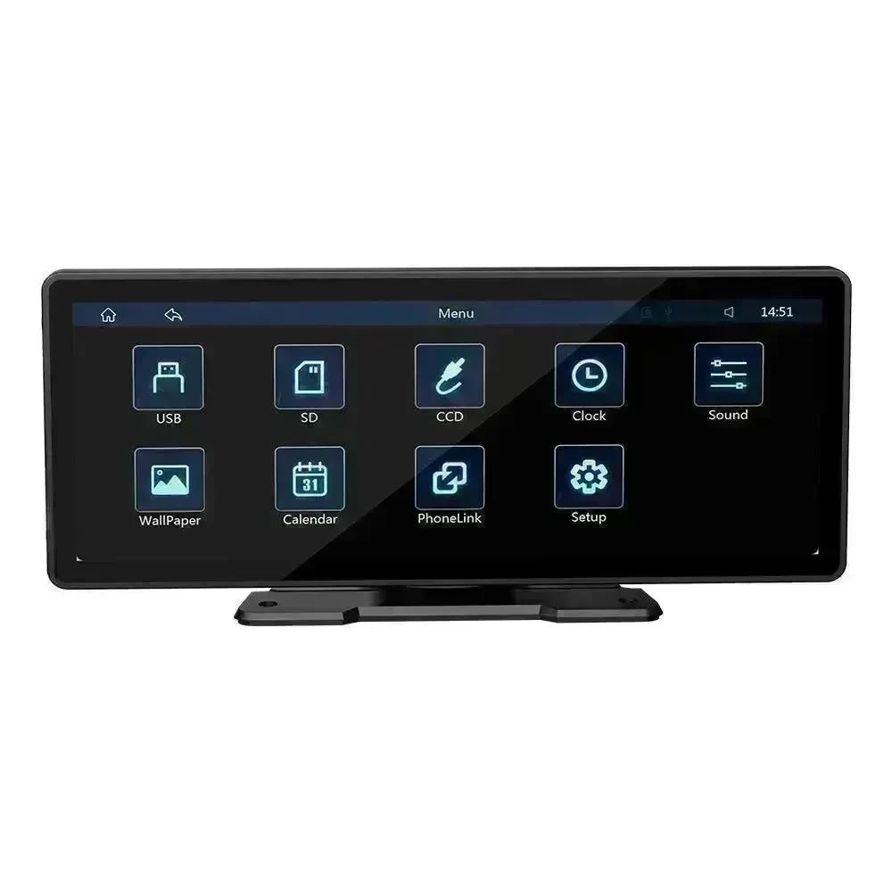 Smart 10.26-inch PND Wireless Car play MP5 Player LED Camera Reversing Control Rear view Camera - EX-STOCK CANADA