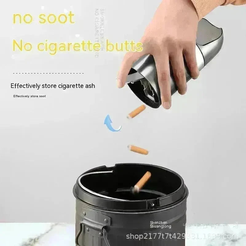 Smart Smoke Handheld Vintage Cigar Ashtray Air Purifier Small Car Wireless Dual Use In Car And Home - EX-STOCK CANADA