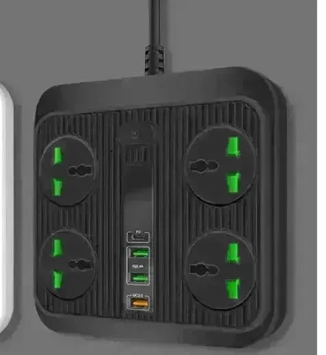 Smart Socket Power TypeC PD 40W QC3.0 Power Strip16AC Universal Outlets 2M Extension Socket Plug - EX-STOCK CANADA
