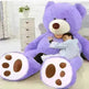 Soft Leather Shell Giant Teddy Bear Plush Toy - EX-STOCK CANADA