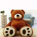 Soft Leather Shell Giant Teddy Bear Plush Toy - EX-STOCK CANADA