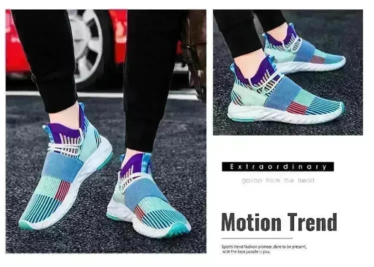 Soft-soled Breathable Shoes Men's Korean Style Trendy Sneakers - EX-STOCK CANADA
