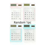 Solar Energy Mini Portable Calculator School Supplies Kawaii - EX-STOCK CANADA