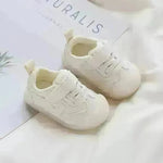 Solid Color Boys And Girls Toddler Soft Bottom Kids White Shoes - EX-STOCK CANADA
