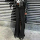 Solid Color Velvet Elastic High Waist Slimming Casual Bootcut Trousers Women - EX-STOCK CANADA