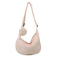 South Korea Ins Girl's Fashionable Cloud Puff Flower Shoulder Bag - EX-STOCK CANADA