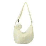South Korea Ins Girl's Fashionable Cloud Puff Flower Shoulder Bag - EX-STOCK CANADA