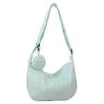 South Korea Ins Girl's Fashionable Cloud Puff Flower Shoulder Bag - EX-STOCK CANADA