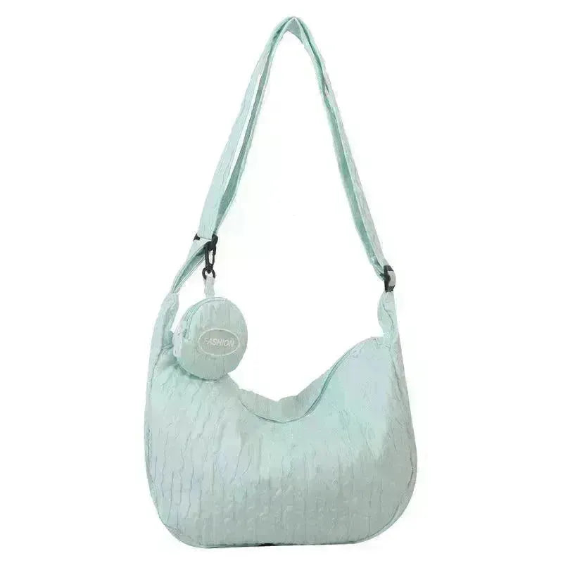 South Korea Ins Girl's Fashionable Cloud Puff Flower Shoulder Bag - EX-STOCK CANADA