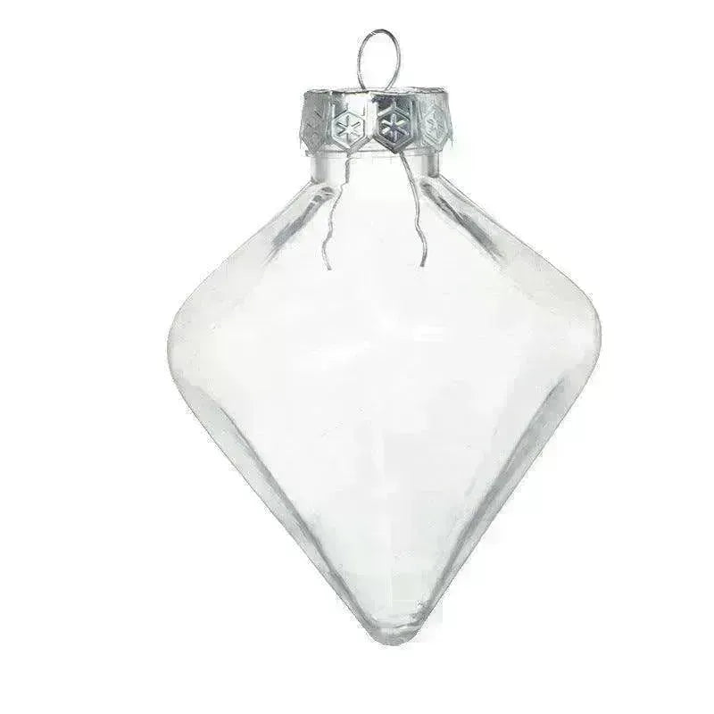 Special shaped Transparent Christmas Plastic Ball Bulb Modeling Props - EX-STOCK CANADA