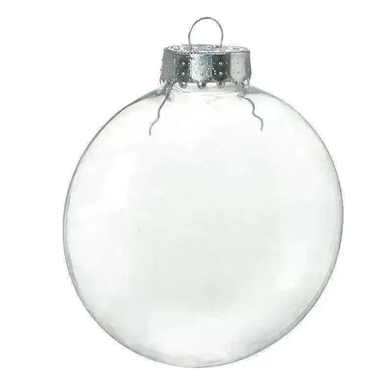 Special shaped Transparent Christmas Plastic Ball Bulb Modeling Props - EX-STOCK CANADA