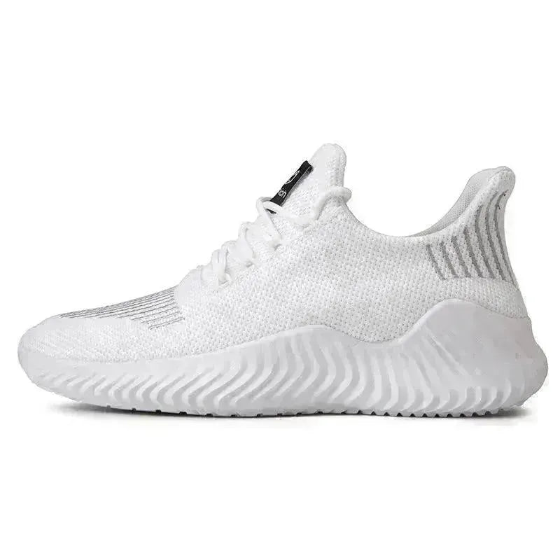 Sports mesh shoes, men's shoes, men's white shoes - EX-STOCK CANADA