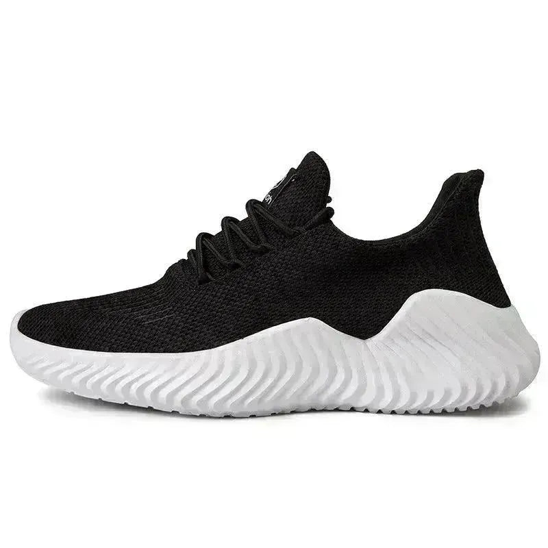 Sports mesh shoes, men's shoes, men's white shoes - EX-STOCK CANADA