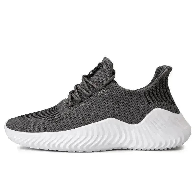 Sports mesh shoes, men's shoes, men's white shoes - EX-STOCK CANADA