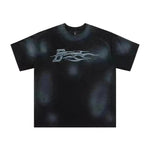 Spray Painting Dirty Letter Short Sleeve - EX-STOCK CANADA