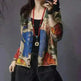 Spring Printed Knitted Cardigan Women Retro National Style Top - EX-STOCK CANADA